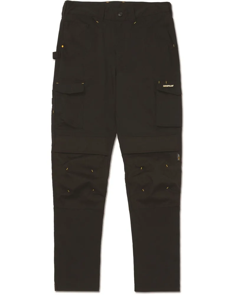 Caterpillar Footwear Nexus Knie-Taschen Stretch Baumwolle Herren Schwarze Outdoor-Hosen Schwarz