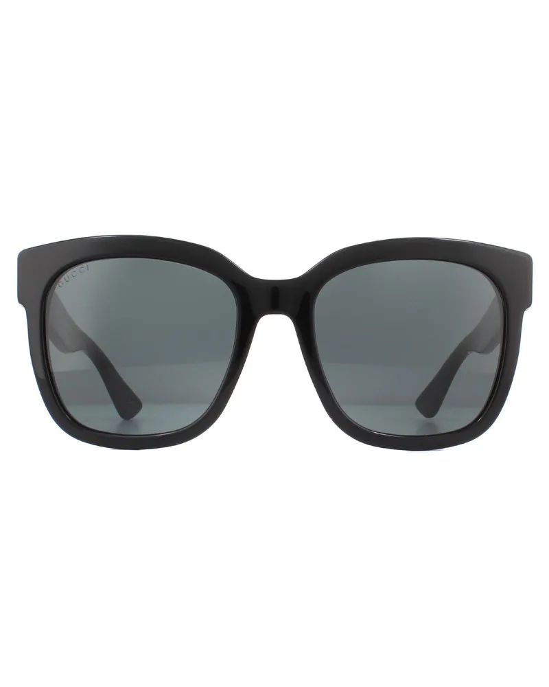 Gucci Lunettes De Soleil  Gg0034s 001 Gris Noir Schwarz