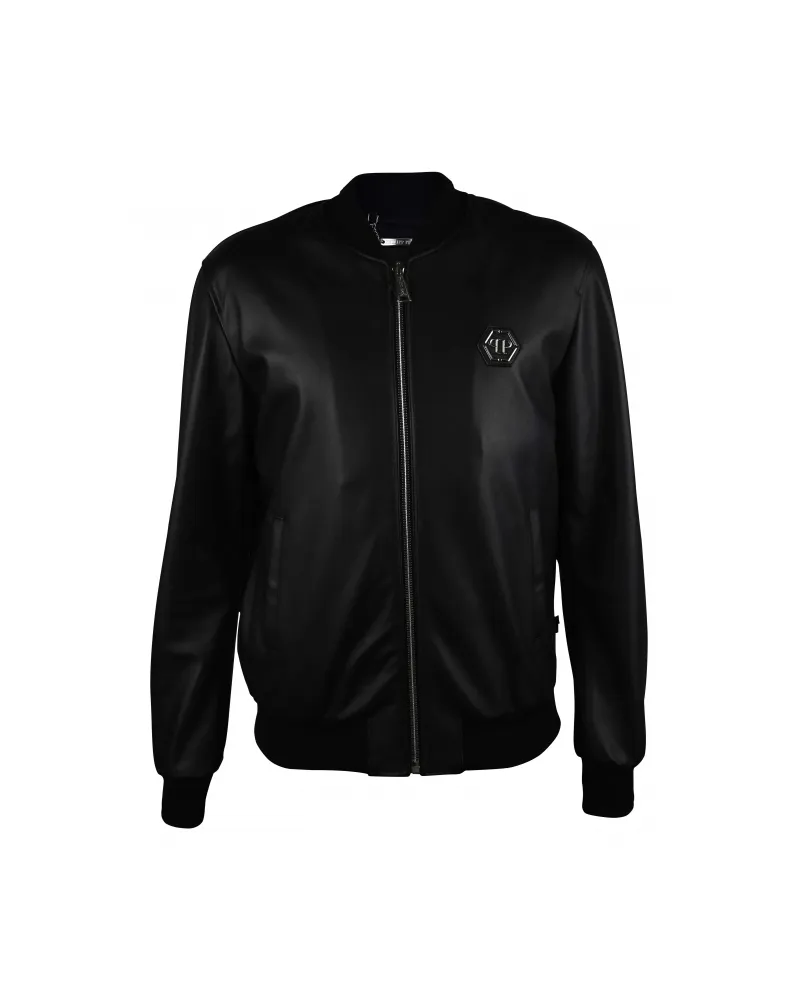 Philipp Plein Bomberjacke Schwarz Schwarz