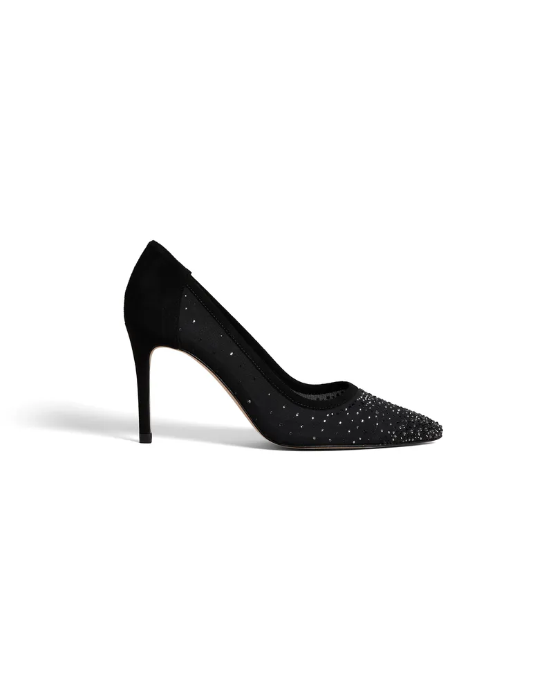 Ted Baker Ryalay 105Mm Diamante Pumps, Schwarz Schwarz