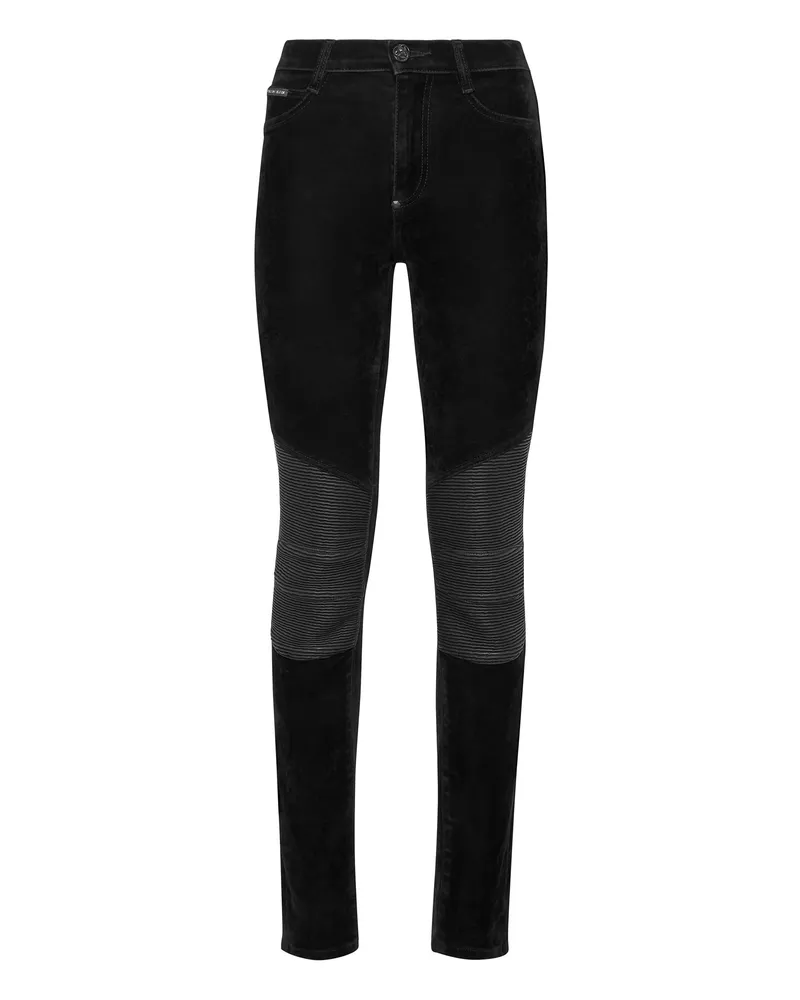 Philipp Plein Jeggings Schwarz
