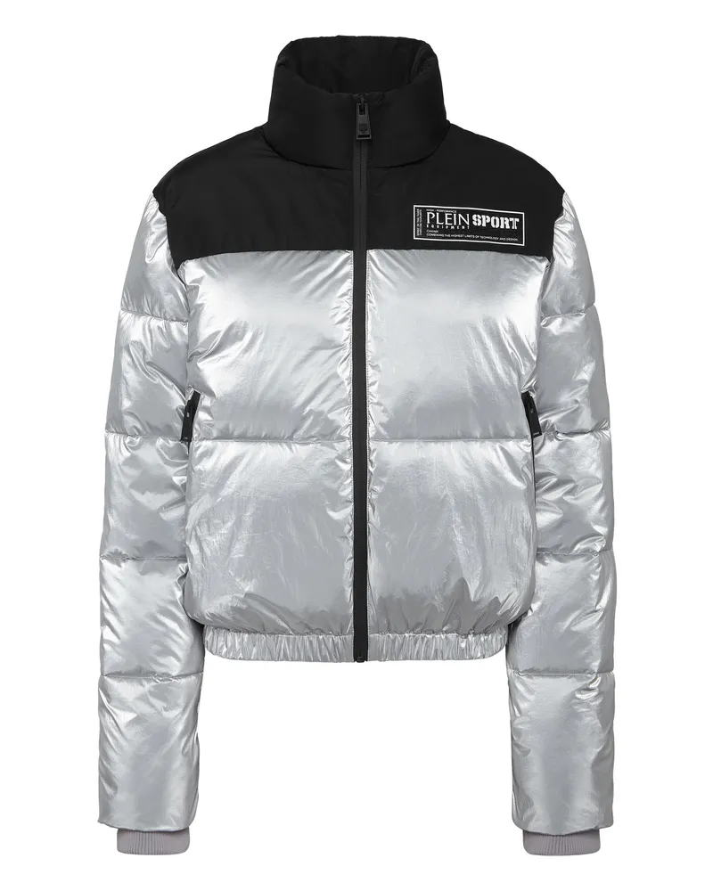 Philipp Plein Bomberjacke - Silber Silber