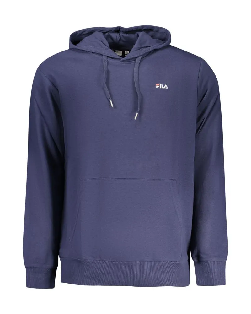 Fila Blauer Baumwoll-Hoodie für Herren Blau