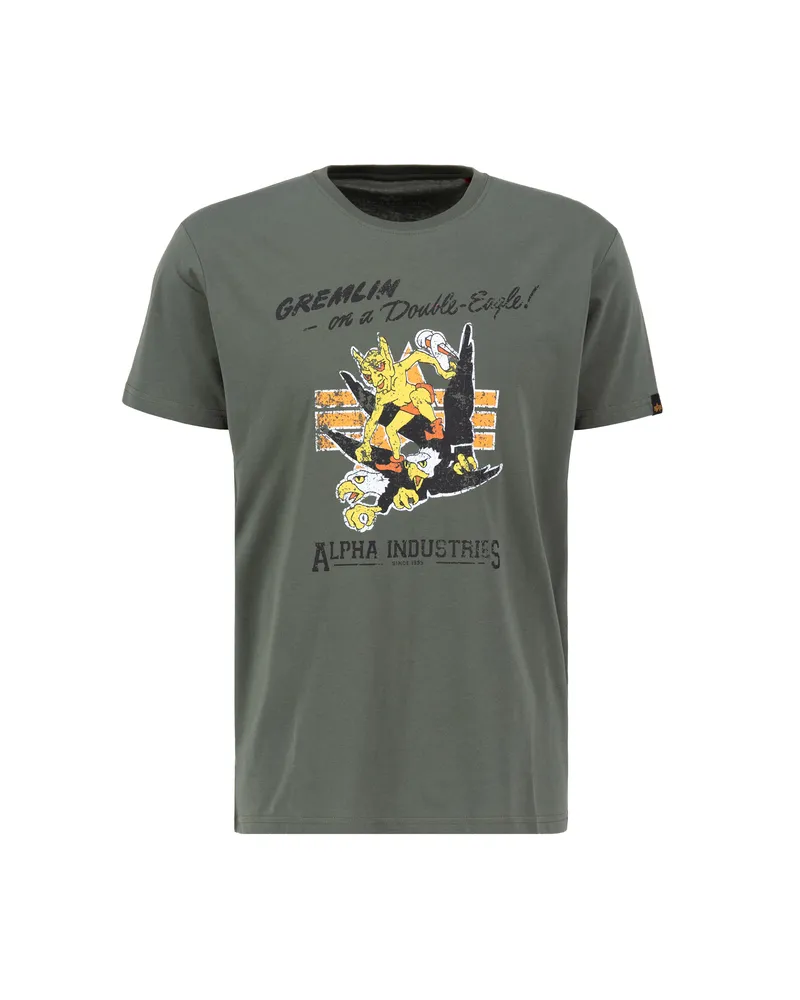 Alpha Industries Gremlin T-Shirt Dunkelgrün