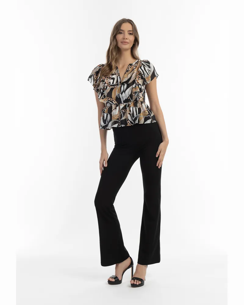 FAINA Blouse caneva Schwarz
