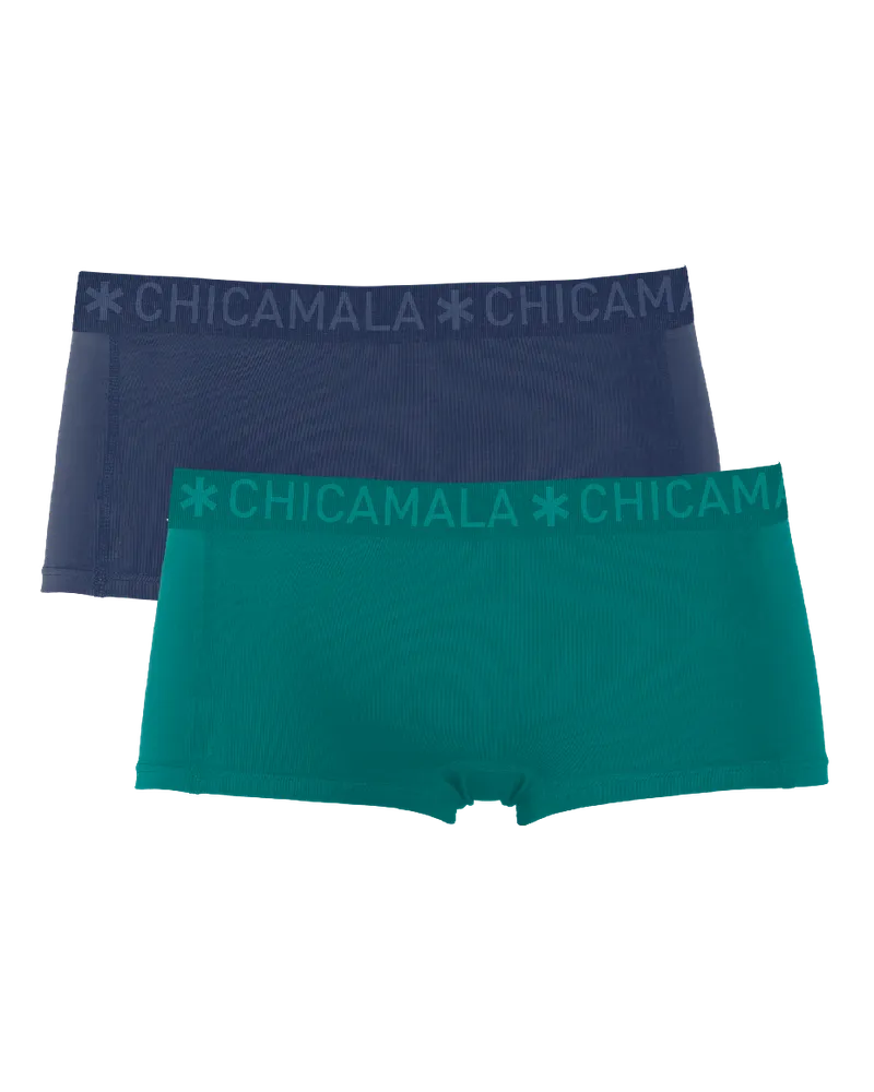 Muchachomalo Chicamala Boxershorts, 2er-Pack, Mädchenunterwäsche - Mehrfarbig Mehrfarbig