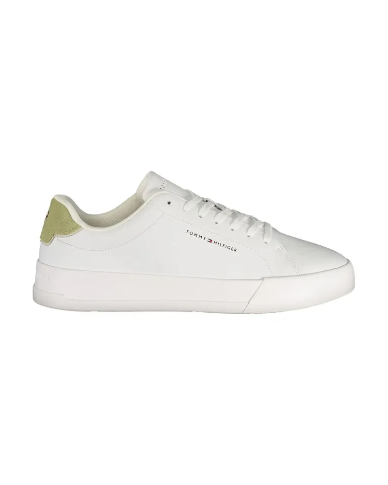 Tommy Hilfiger Bianco Polyurethan Herren Sneaker Weiß