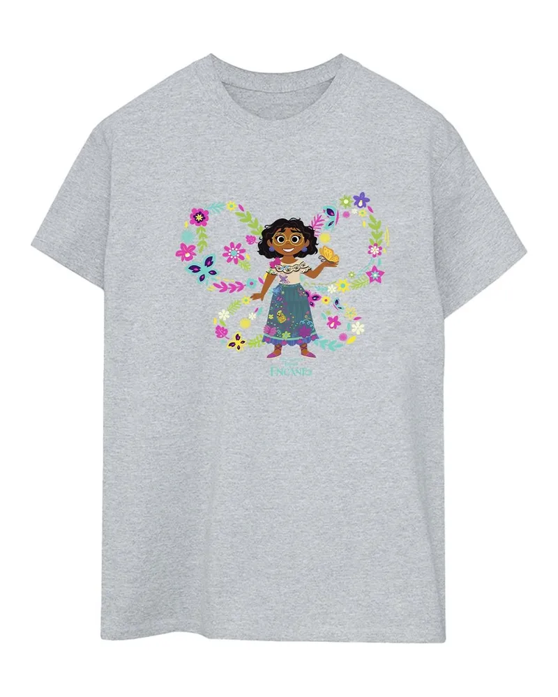Disney Encanto Mirabel Butterfly" T-Shirt für Damen (Grau Hellgrau