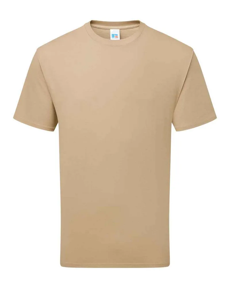Russell Athletic Russell - "Classic" T-Shirt für Herren (Hellbraun Cognac
