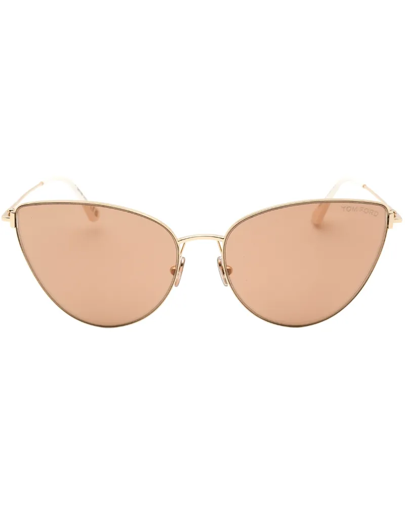 Tom Ford FT1005 32G Anais-02 Gold Sonnenbrille Gold