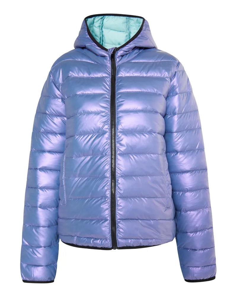 My Mo Glänzende Steppjacke Damen violett Violett