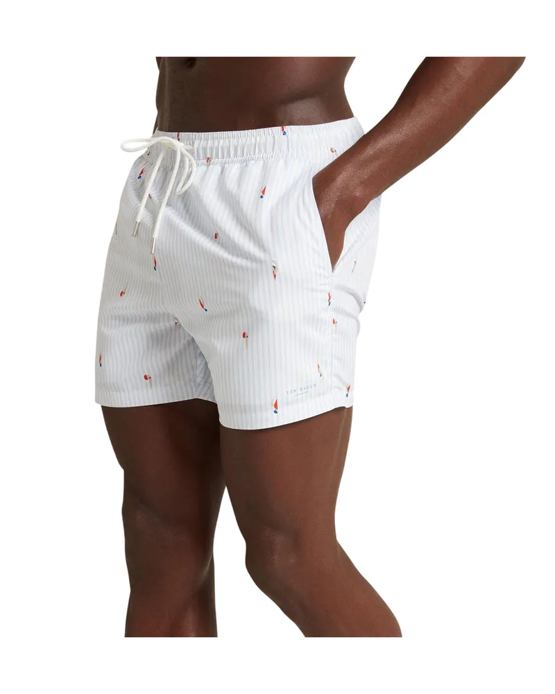 Ted Baker Badeshorts für Herren, leger (Blau Blau