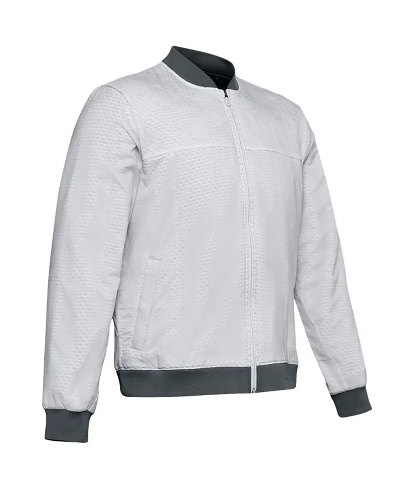 Under Armour Herren Coldgear Reactor Bomber Jacke grau 1350940 014 Grau