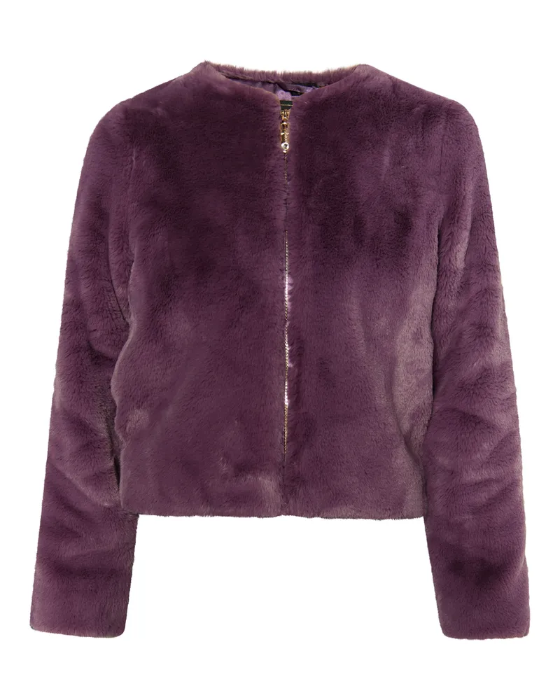 FAINA Faux Fur Jacke Damen violett Violett