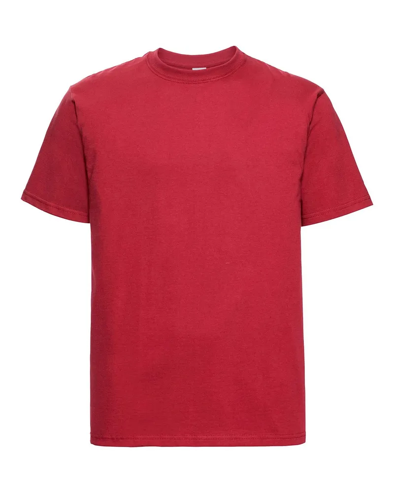 Russell Athletic Russell - "Classic" T-Shirt Schwer für Herren (Rot Rot