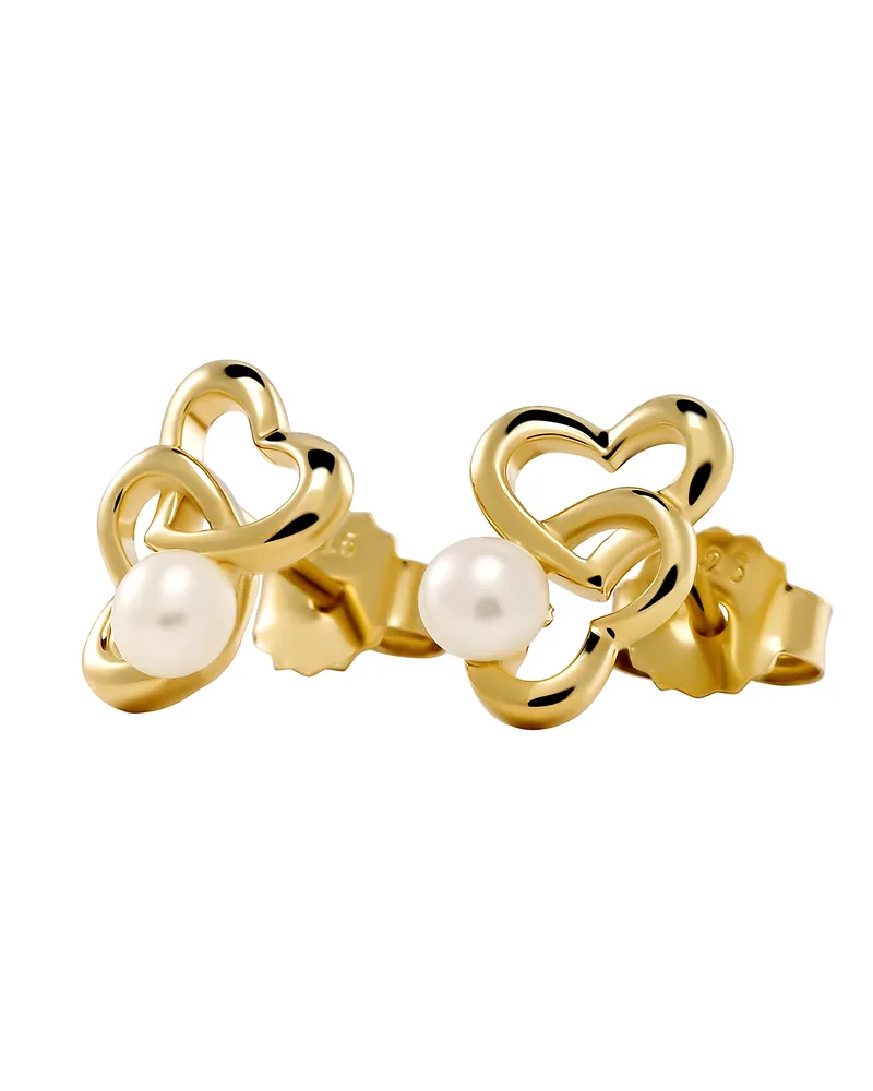 Orphelia Lili' Damen 925 Sterling Silber Steckerohrringe - Gold ZO-7513/G Gold