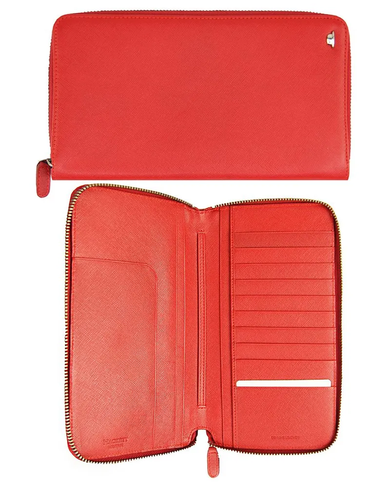 Hackett Hackett Mayfair Red Card Halter Brieftasche Rot