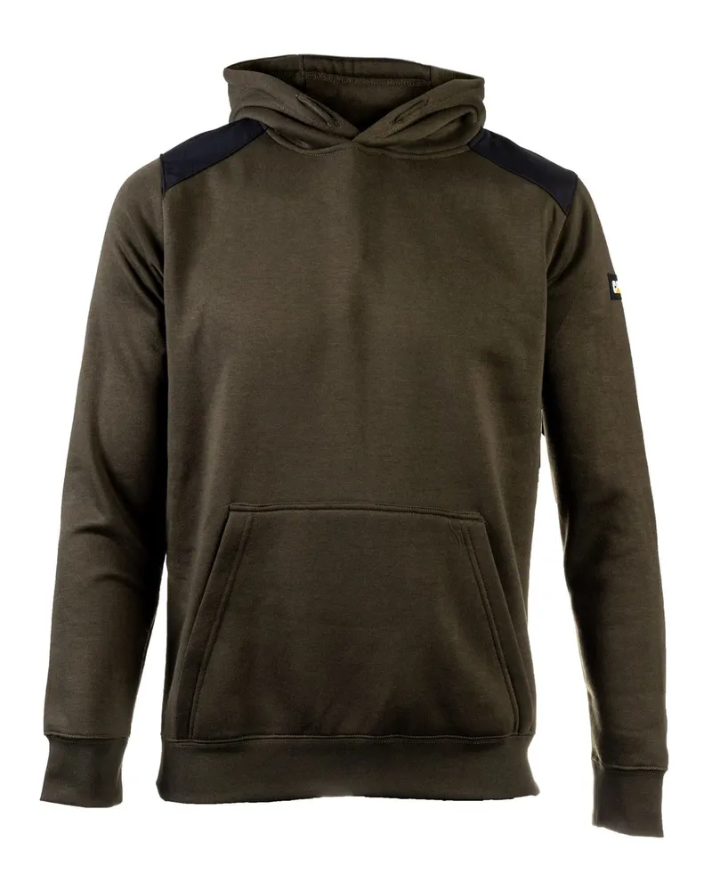 Caterpillar Footwear Essentials Polyester Herren Kapuzenpullover in Grün Grün