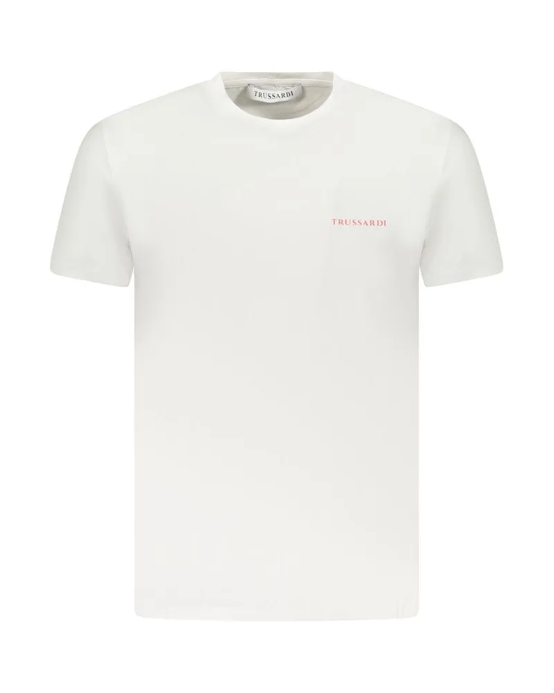 Trussardi Baumwoll-T-Shirt Hellgrau