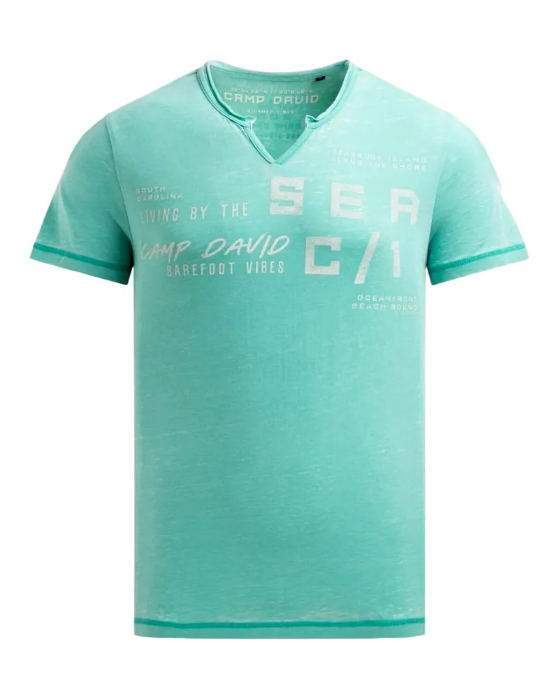 CAMP DAVID T-Shirt Türkis