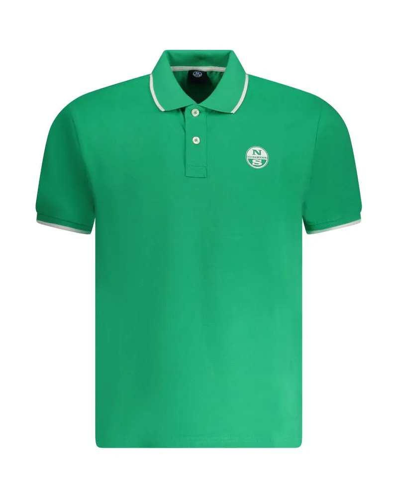 North Sails Verde Baumwoll-Polo für Herren Grün