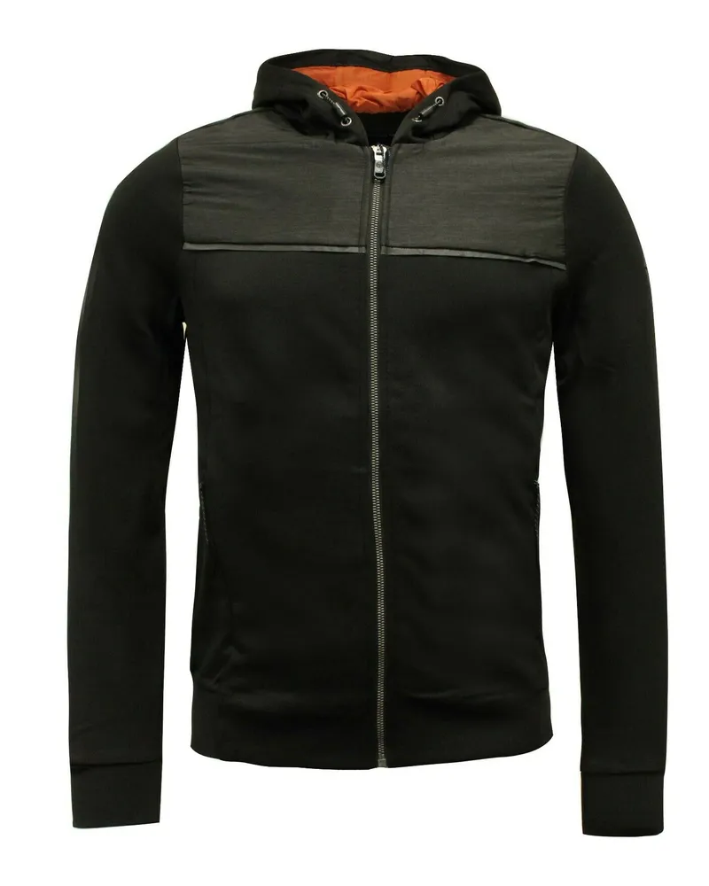Sergio Tacchini Iraklen Zip Up Mens Track Top Jacke schwarz 37680 171 A51A Schwarz