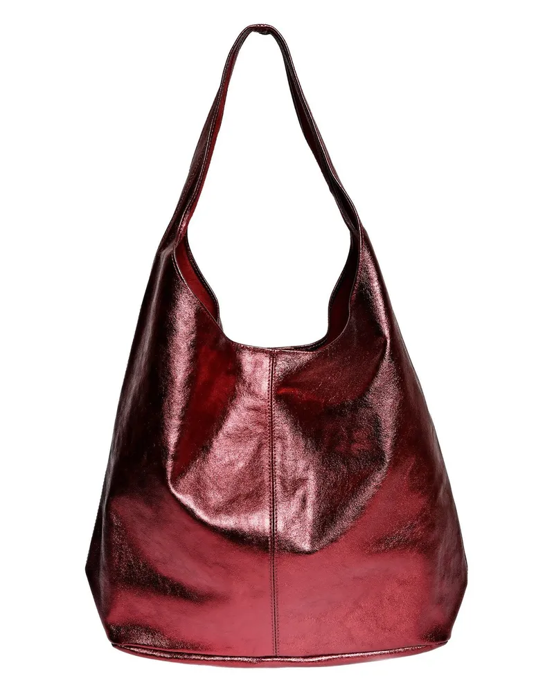 Luisa Vannini Rot Rindsledertasche Rot