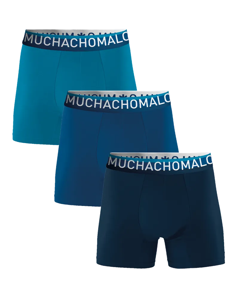Muchachomalo Herren Boxer Shorts - 3er Pack - Herren Unterwäsche Mehrfarbig