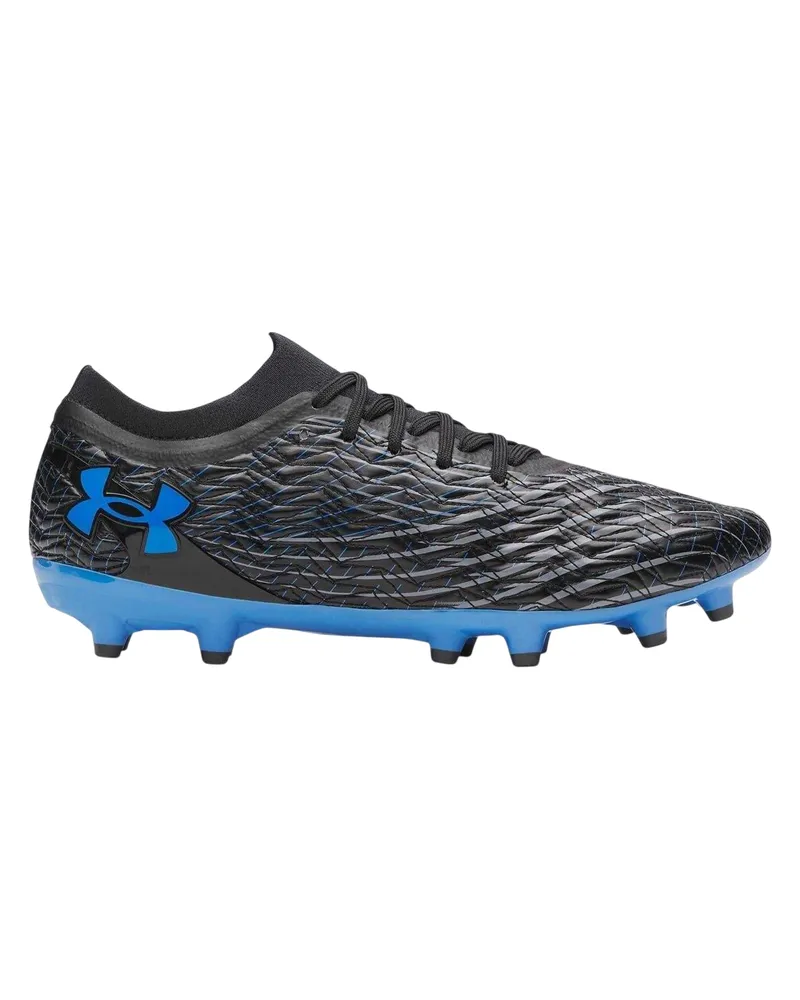 Under Armour Magnetico Pro" Grafikdruck Fußball-Stiefel für Herren (Schwarz/Blau Schwarz
