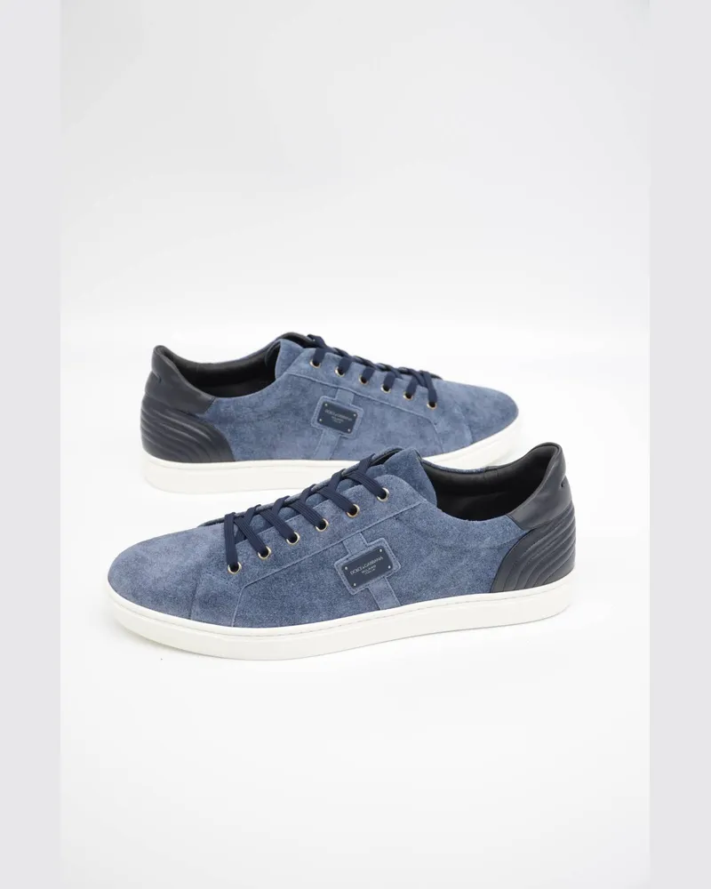 Dolce & Gabbana Herren Low-Top Sneakers Marineblau