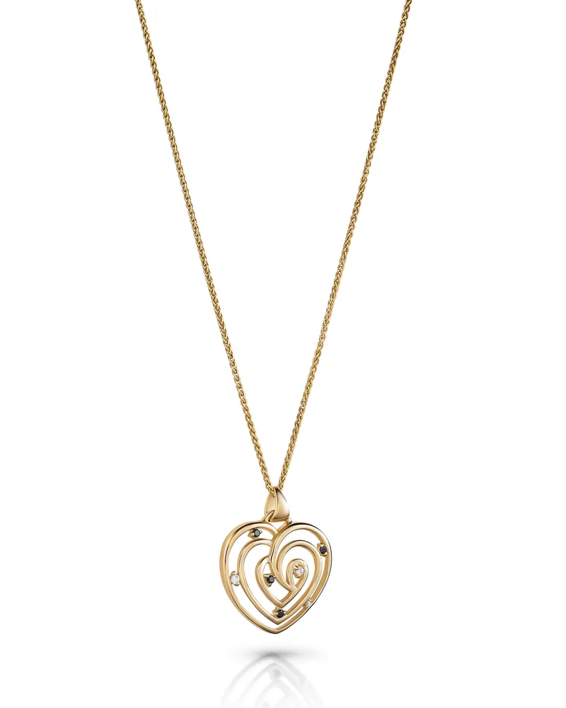 Orphelia Euphoria' Damenkette aus 925er Sterling Silber mit Anhänger - Gold ZH-7522/G Gold