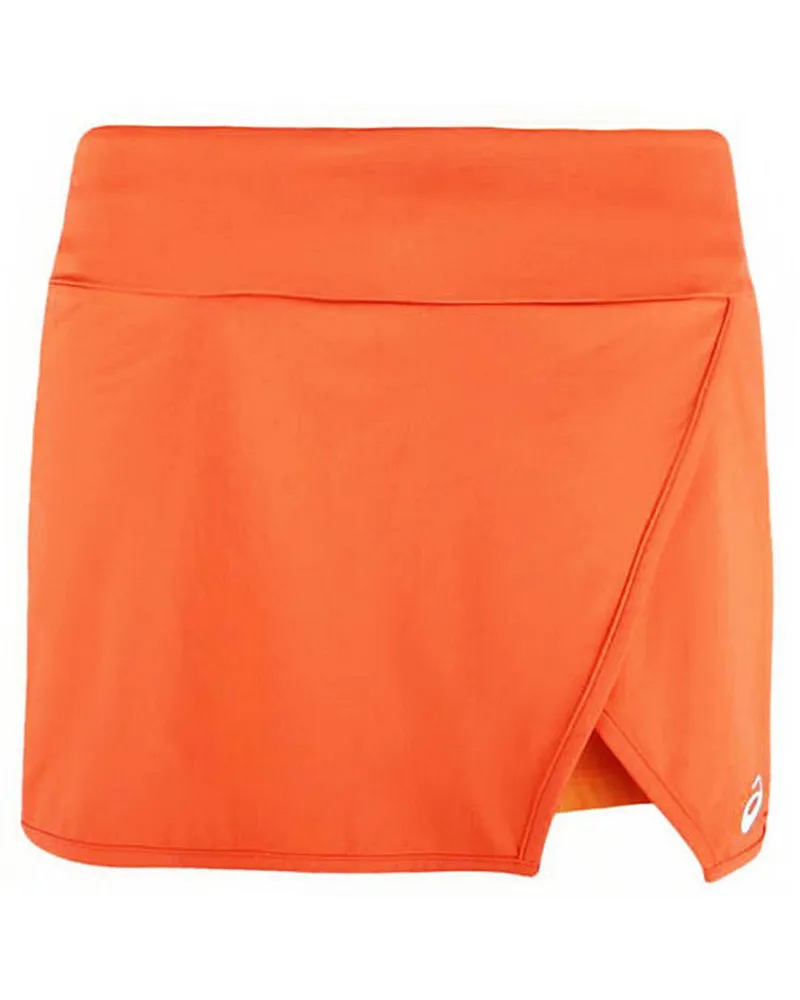 Asics Motion Dry Athletinnen Orange Tennis Skort Orange