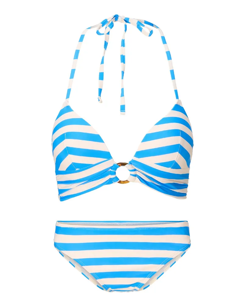 LingaDore Triangle padded bikiniset Blau