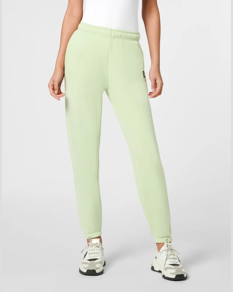 Philipp Plein Skater Fit Jogging Pants Pegasus Grün