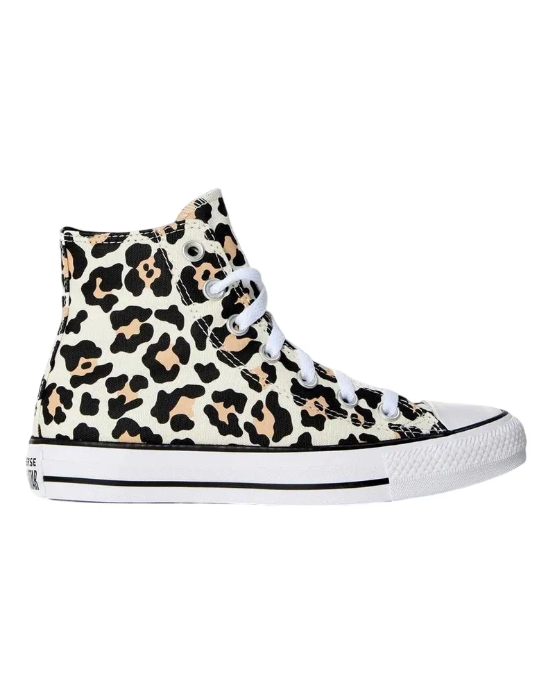 Converse Classic Hi" Leo-Muster High Top Turnschuhe für Damen, Flach (Leopard Leopardenmuster