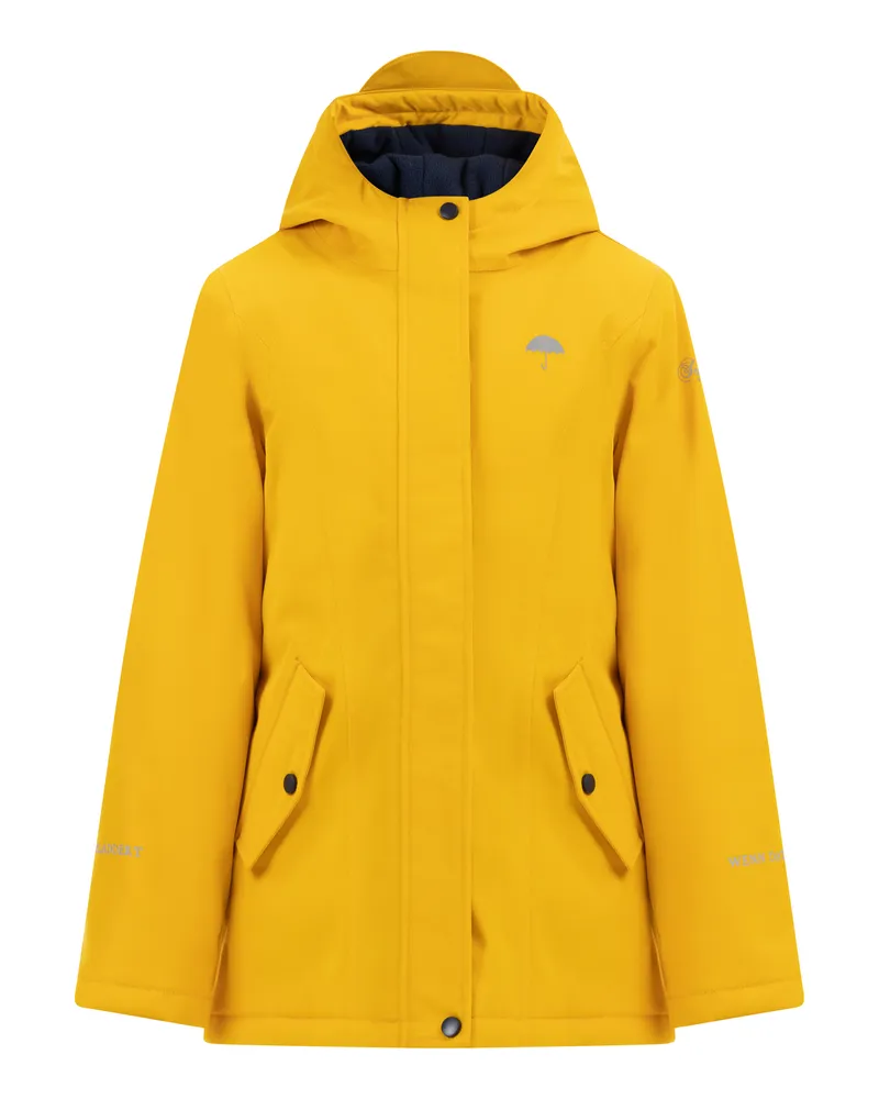 Schmuddelwedda Winterjacke Mädels dunkelgelb Gelb