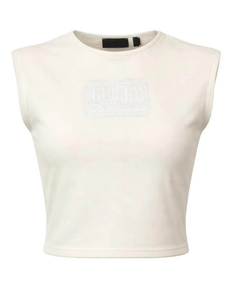Puma x Rihanna Fenty Damen Vanille Crop Top Creme