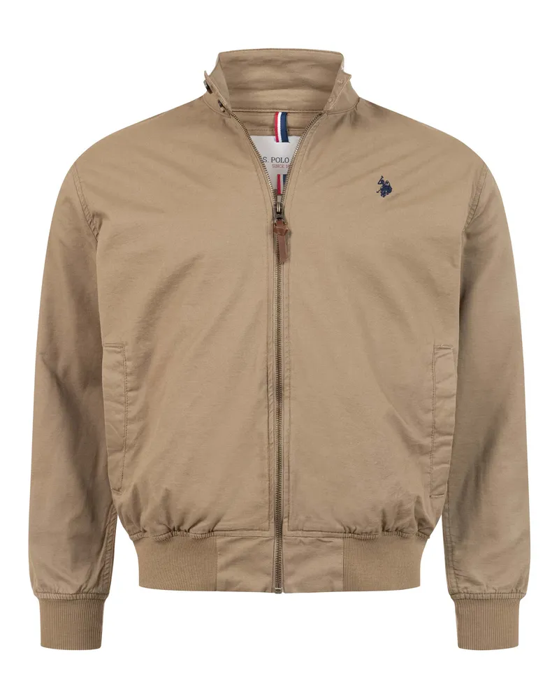 U.S. Polo Assn.  Herren Sommerjacke aus Baumwolle Beige