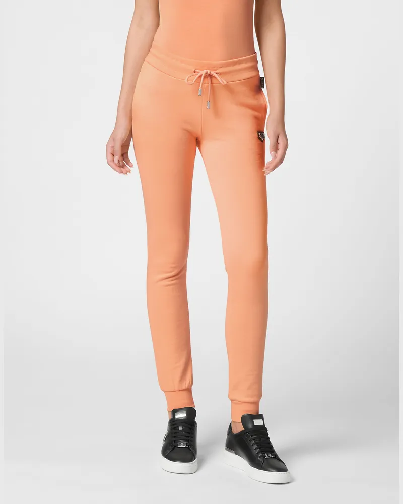 Philipp Plein Jogginghose Iconic Plein Lachsrosa