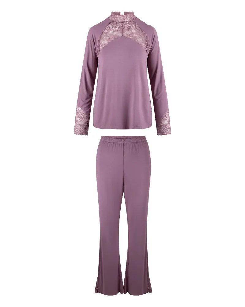LingaDore Nachtwäsche Set Rosé