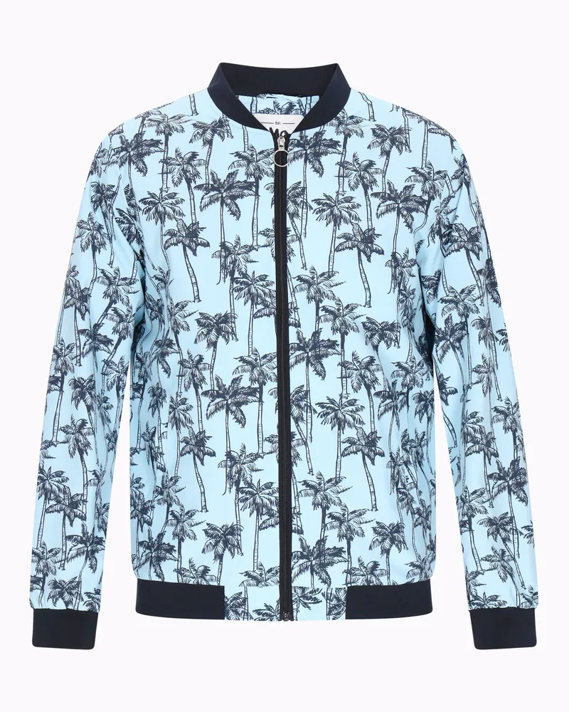 My Mo Jacke Männer hellblau schwarz Hellblau
