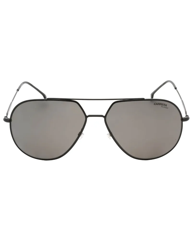 Carrera Sonnenbrille mit mattschwarzem Rahmen und grauen PZ-Gläsern Schwarz