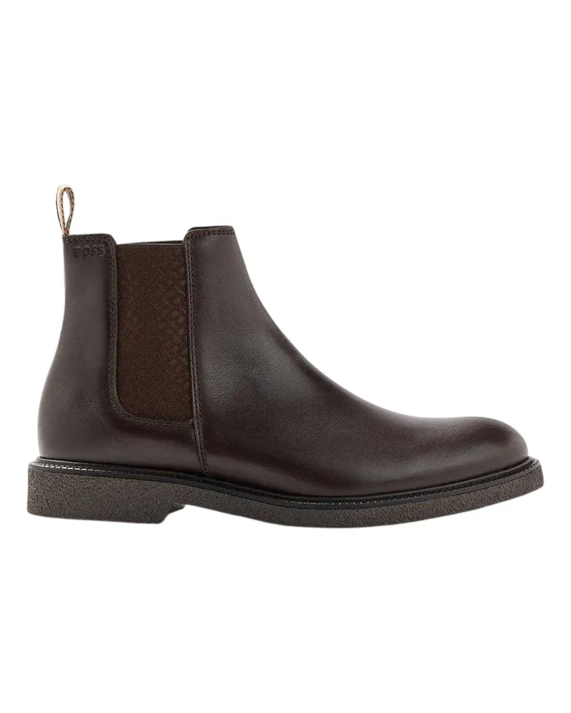 HUGO BOSS Tunley" Stiefeletten für Herren, Leder (Braun Braun