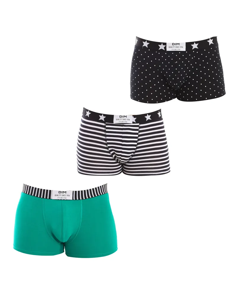 DIM Pack-3 nahtlose Mode Boxershorts D0C6D Mann Mehrfarbig