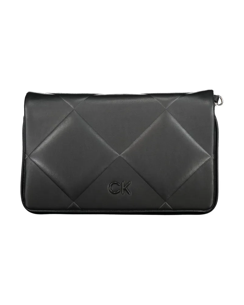 Calvin Klein Gequiltete Kettenbörse Schwarz