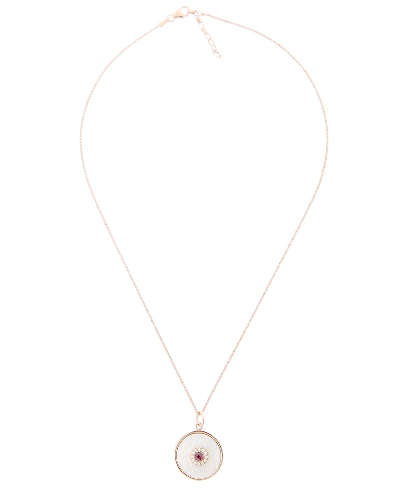 Orphelia Fia' Damenkette mit Anhänger aus 925er Sterlingsilber, Rosé, ZH-7293 Rosé