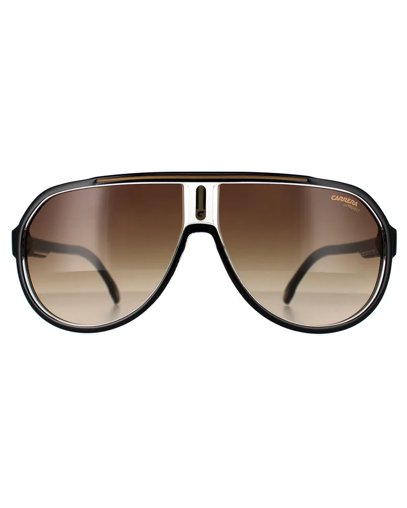 Carrera Aviator Herren Schwarz Gold Braun Gradient 1057/S Schwarz