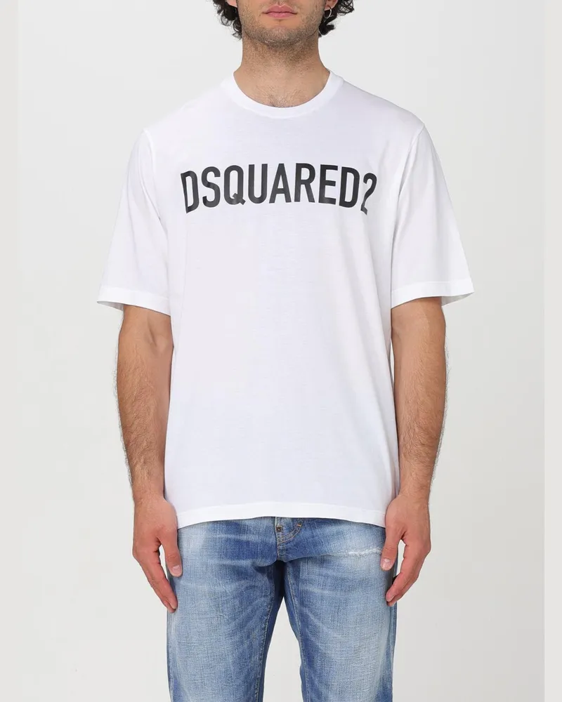 Dsquared2 Logo T-Shirt Weiß