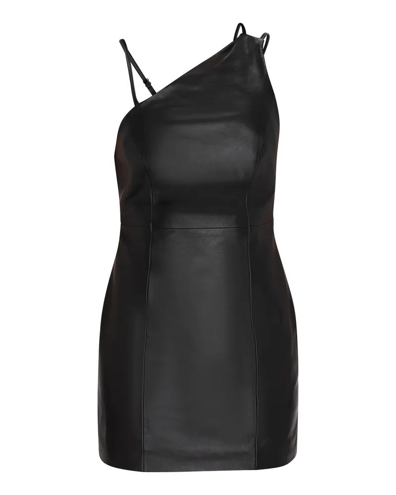 FAINA Kleid Frauen Schwarz Schwarz