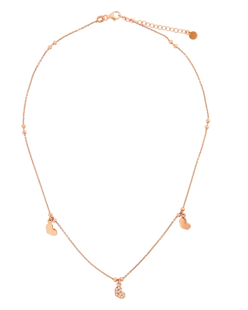 Orphelia Elisa' Halskette aus 925er Sterlingsilber für Damen, Rosé, ZK-7381 Rosé